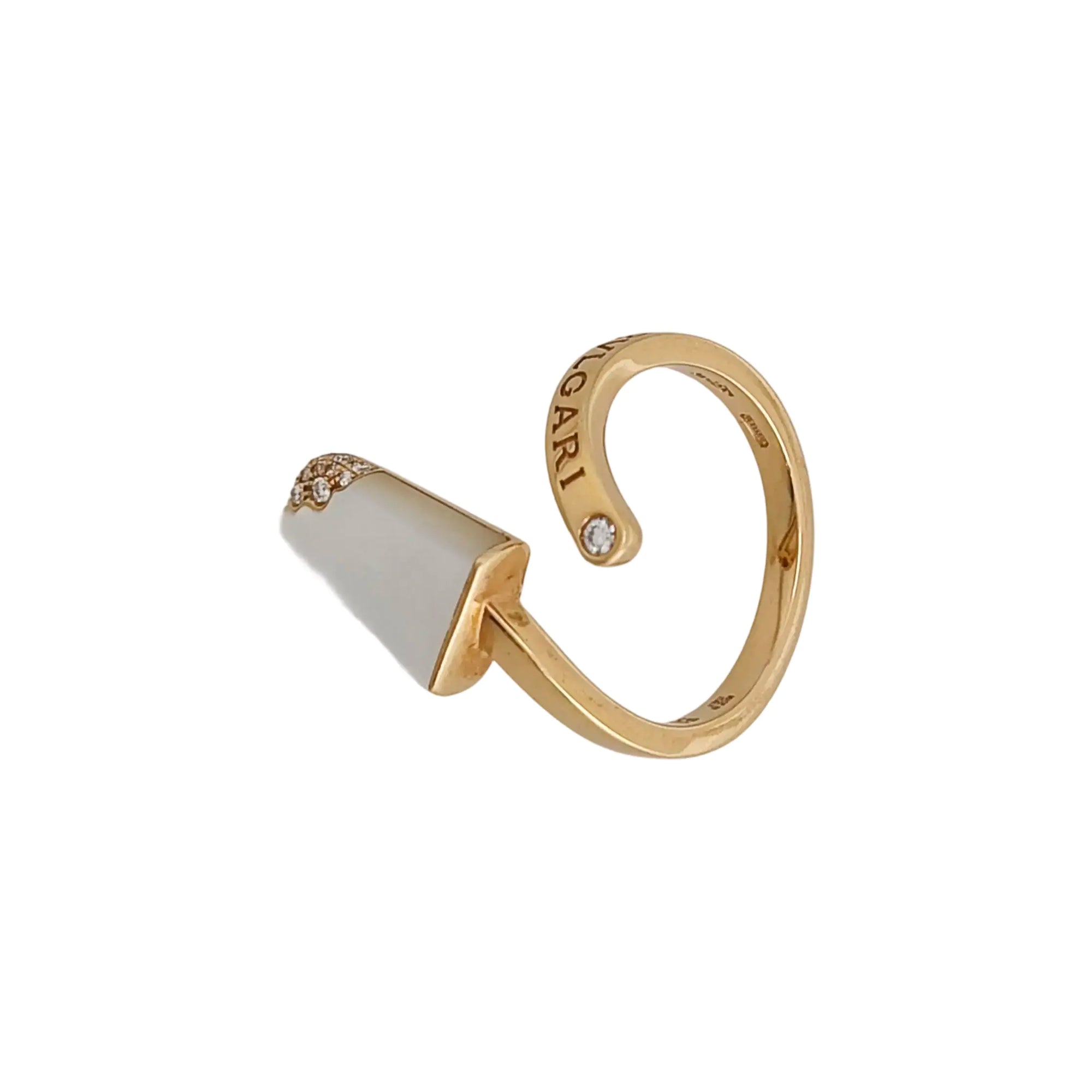 BVLGARI BVLGARI 18k Rose Gold Ring EU 52