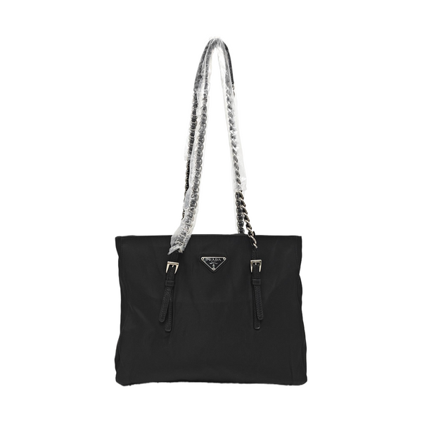 Nylon Shoulder Bag Black