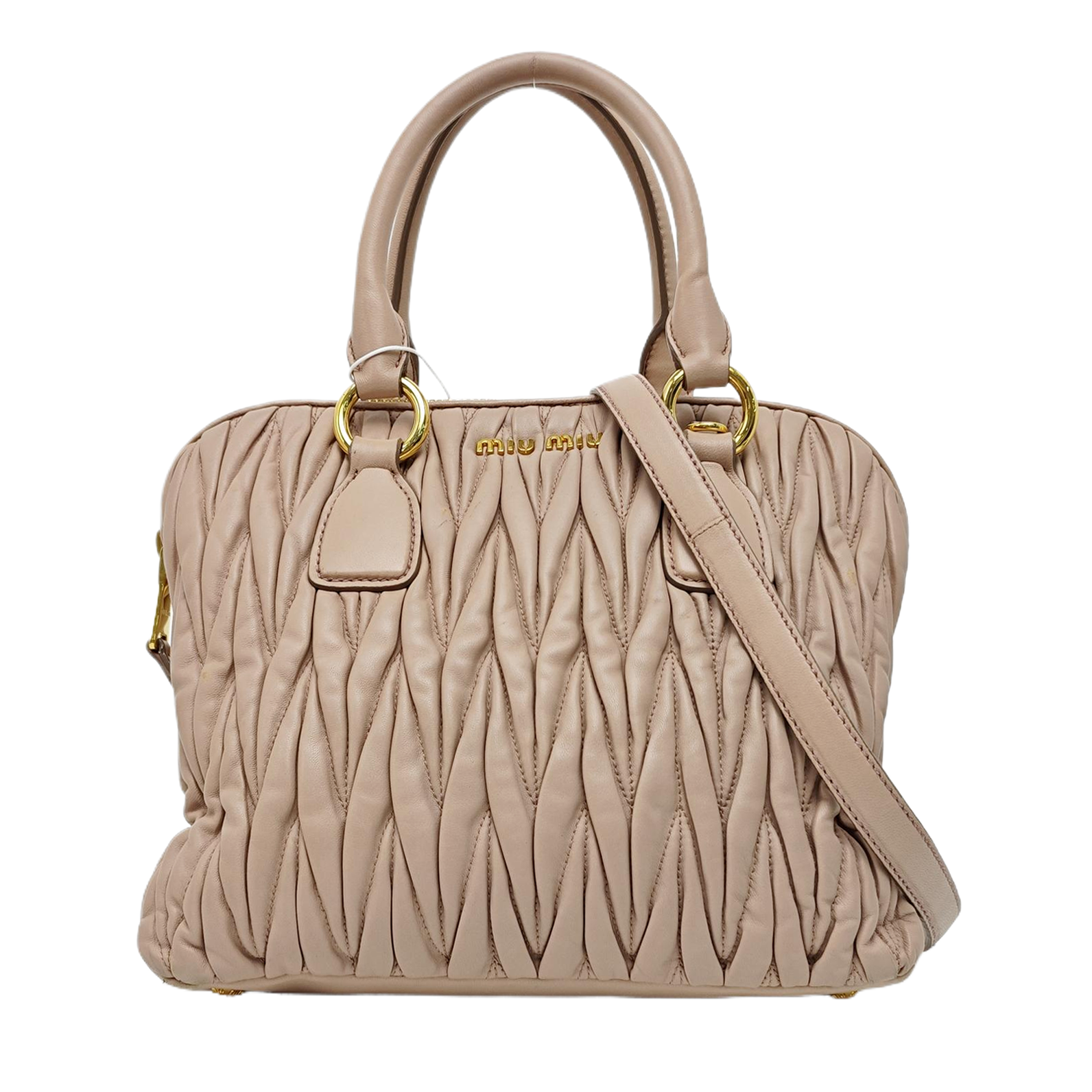 Madras Quilted Lambskin Pink