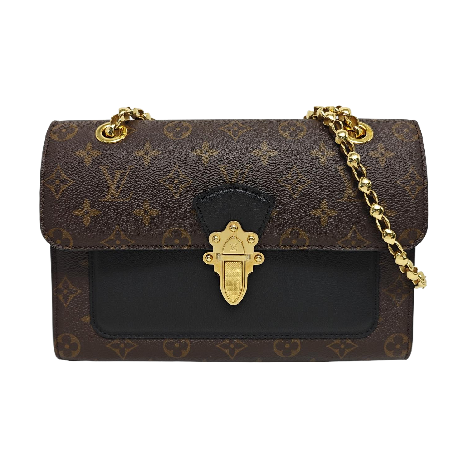 VICTOIRE Monogram Coated Canvas Brown