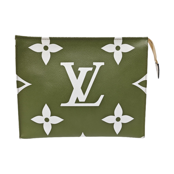 TOILET POCKET 26 Monogram Coated Canvas Multicolor