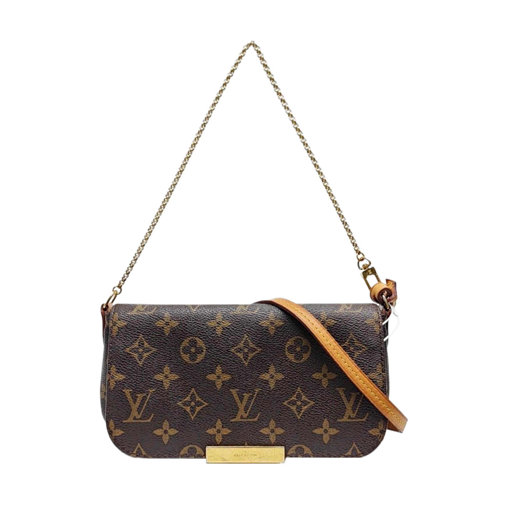 FAVORITE PM Monogram Coated Canvas Brown