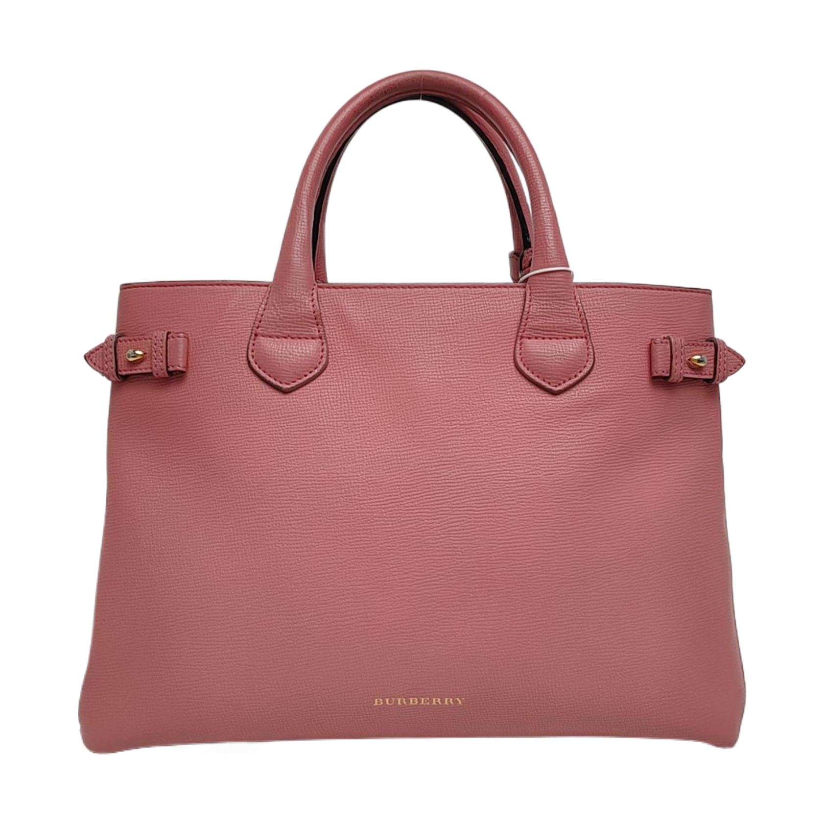 Authenticated pre-owned  The Banner Medium Calfskin Pink - Tote Bag at Looply
