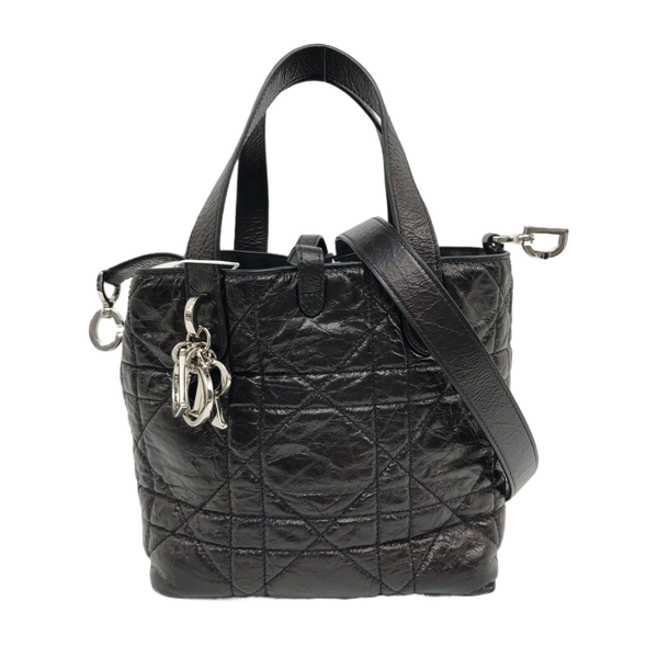 Toujours Small Cannage Calfskin Black