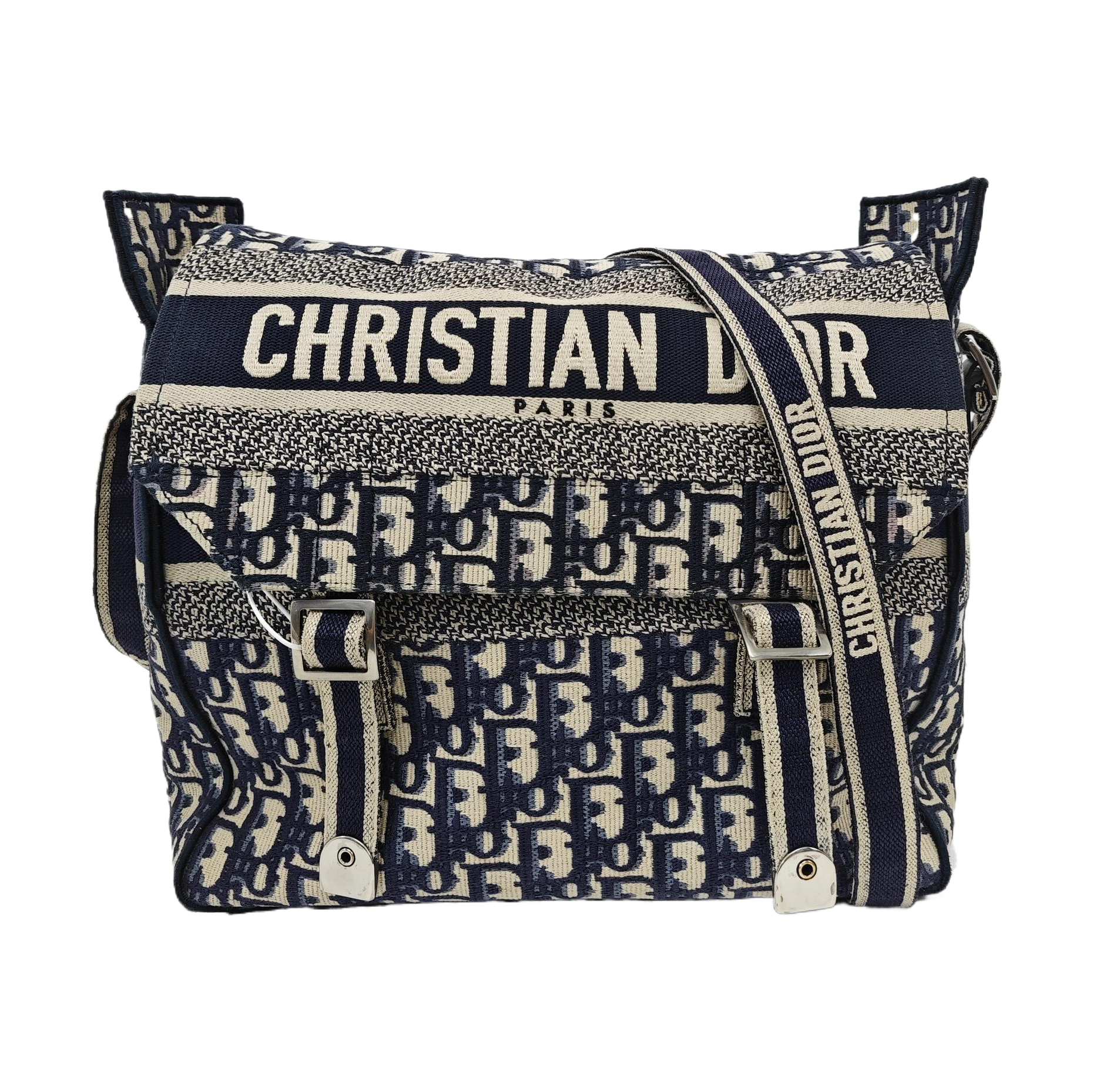 Diorcamp Large Oblique Canvas Blue