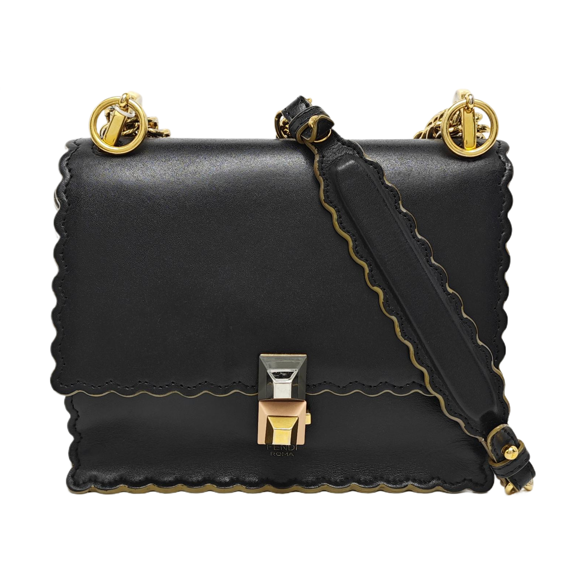 Kan I Mini Calfskin Black