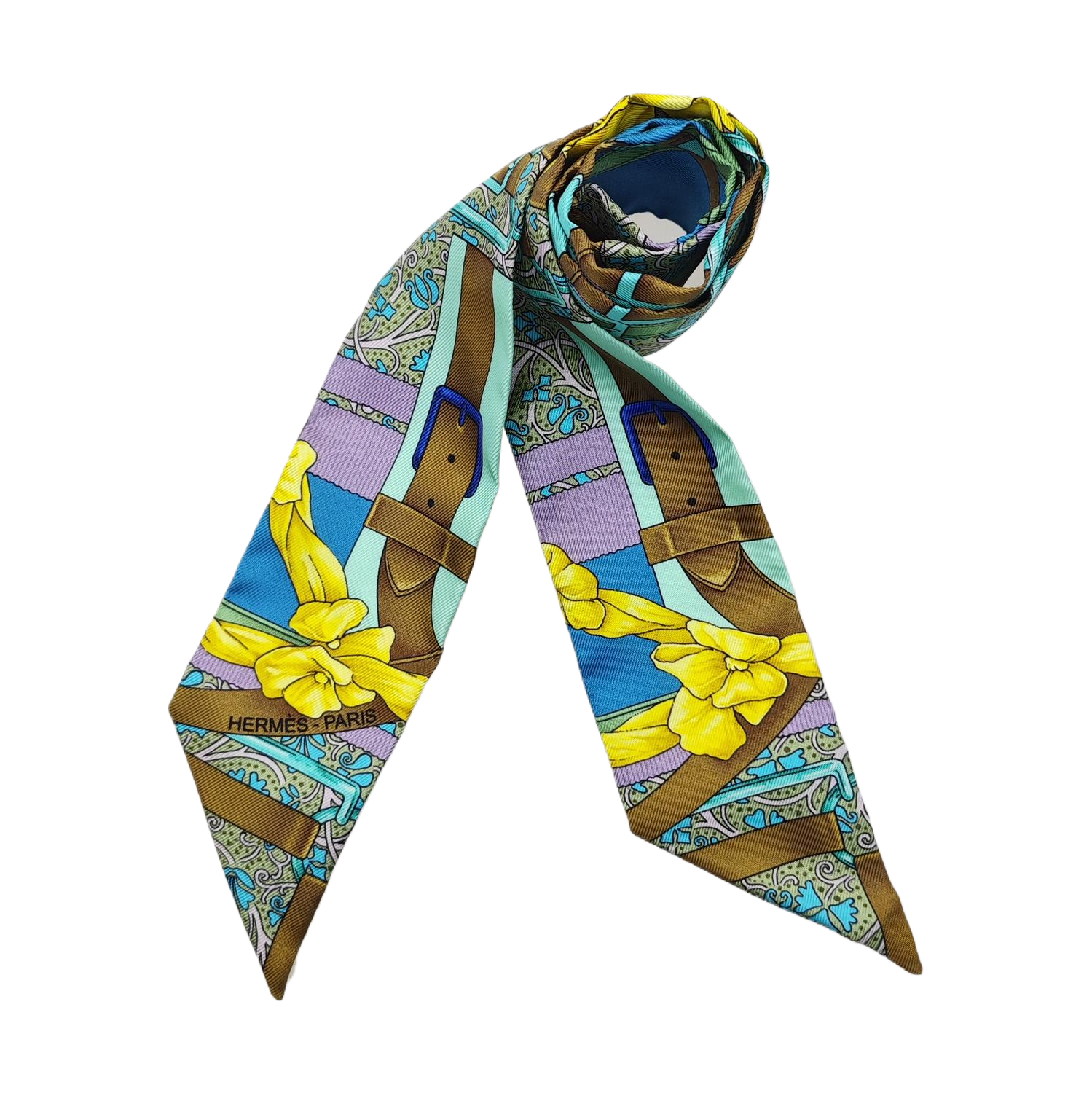 Mulberry Silk Silk Scarf Multicolor