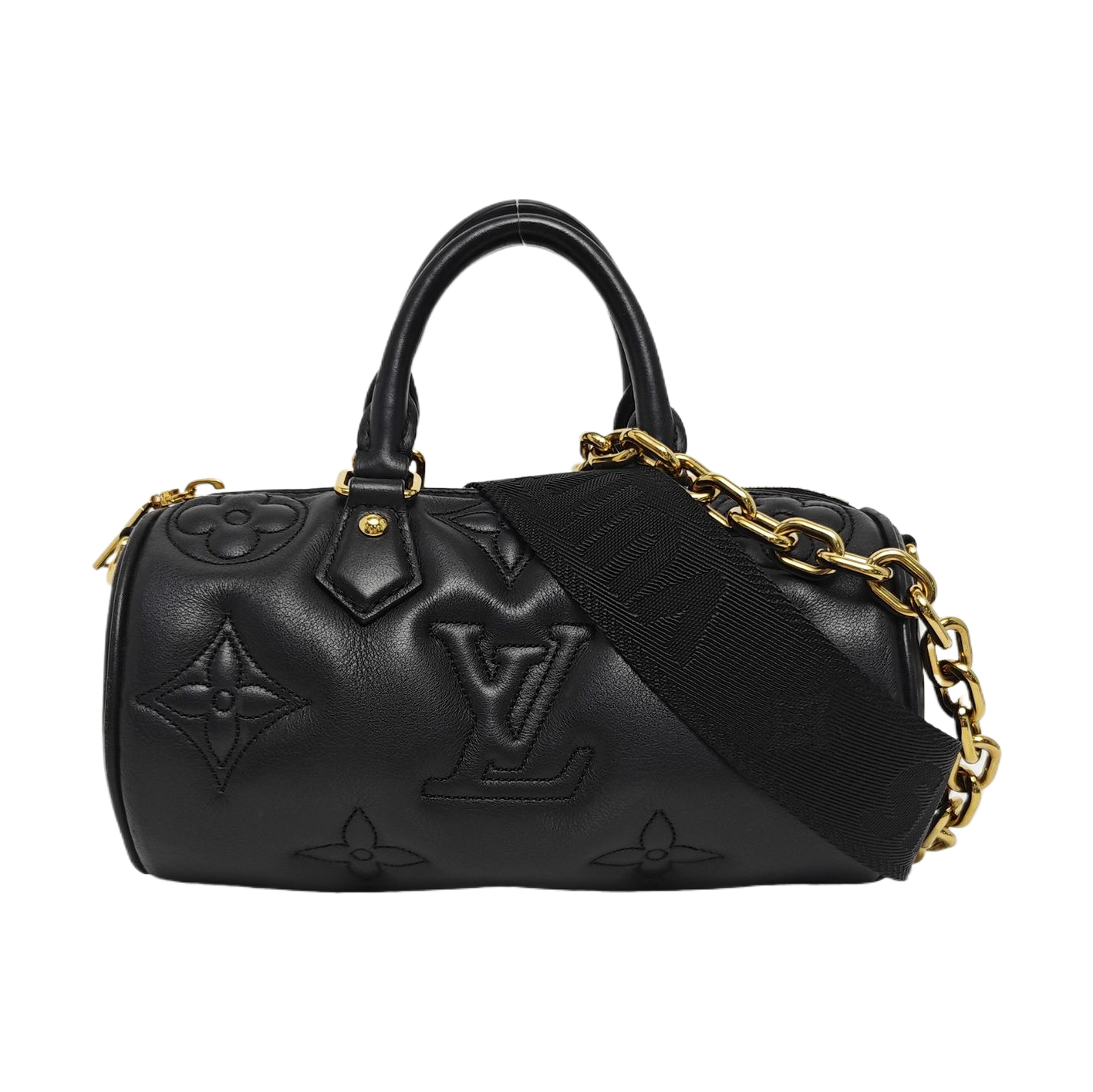 PAPILLON BB Quilted Calfskin Black