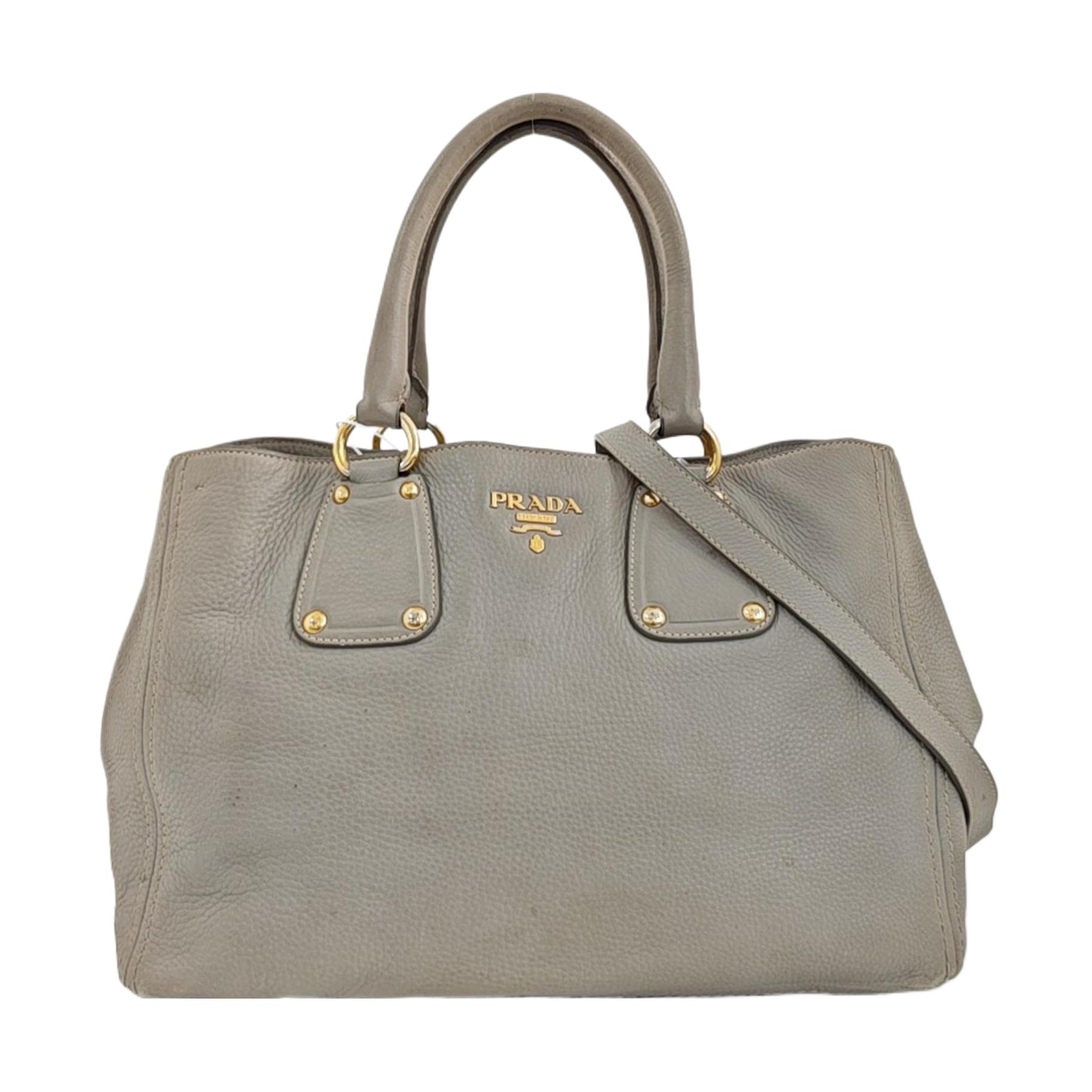 Calfskin Tote Bag Gray