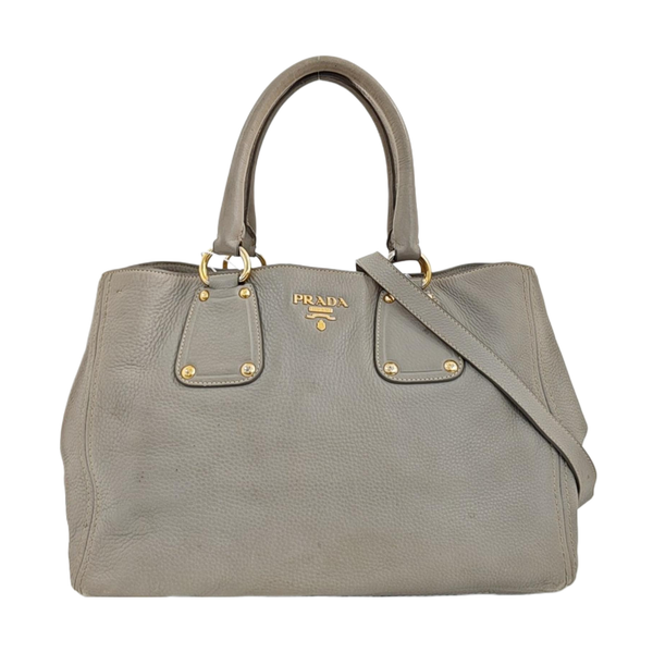 Calfskin Tote Bag Gray