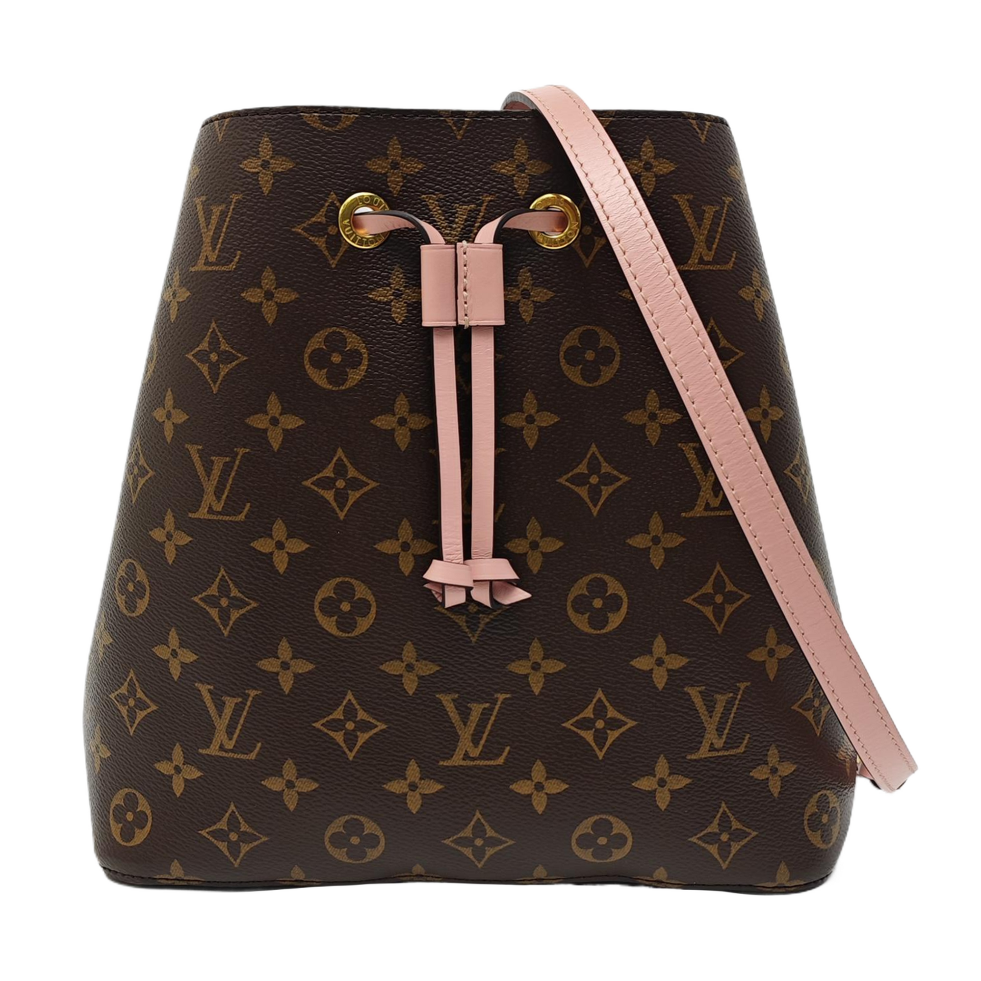 NÉONOÉ MM Monogram Coated Canvas Brown