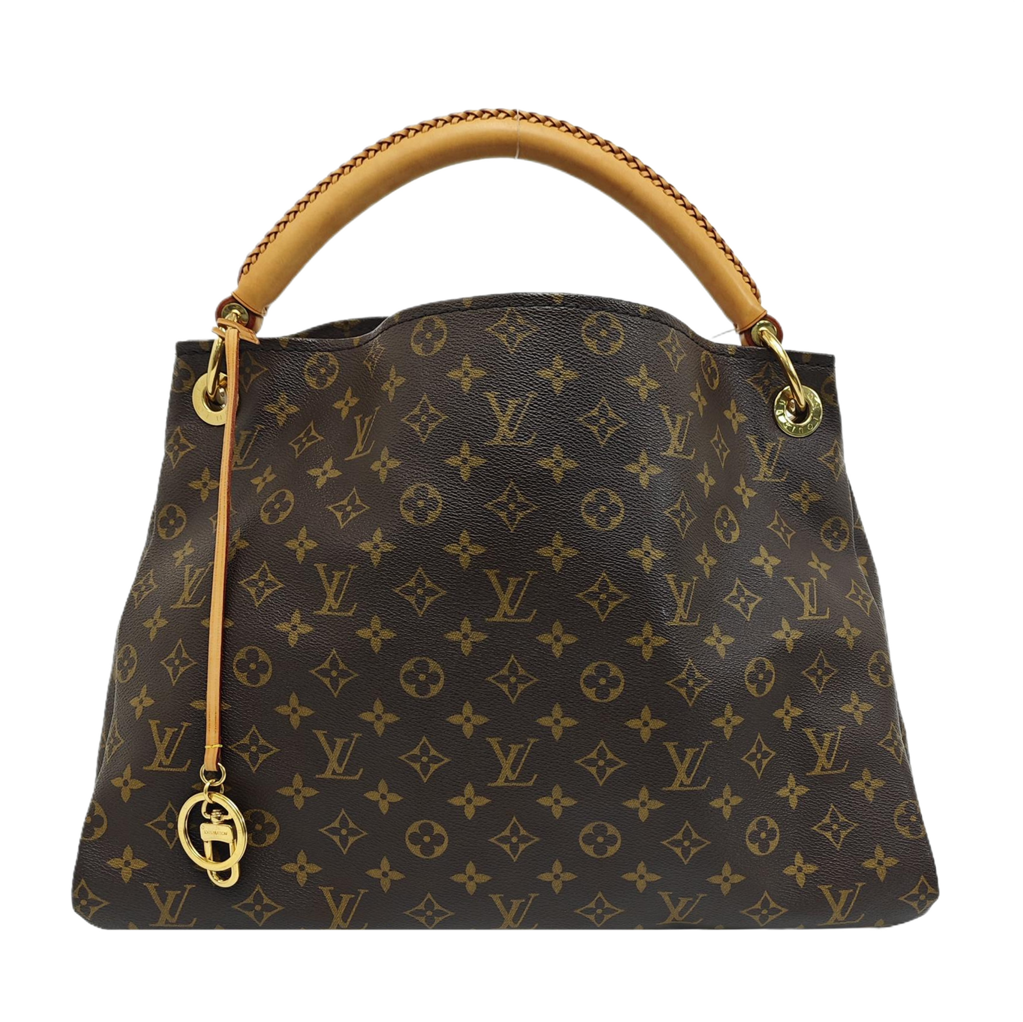 ARTSY MM Monogram Coated Canvas Brown
