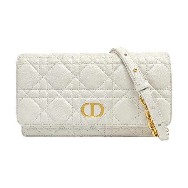 Cannage Calfskin Belt Bag White