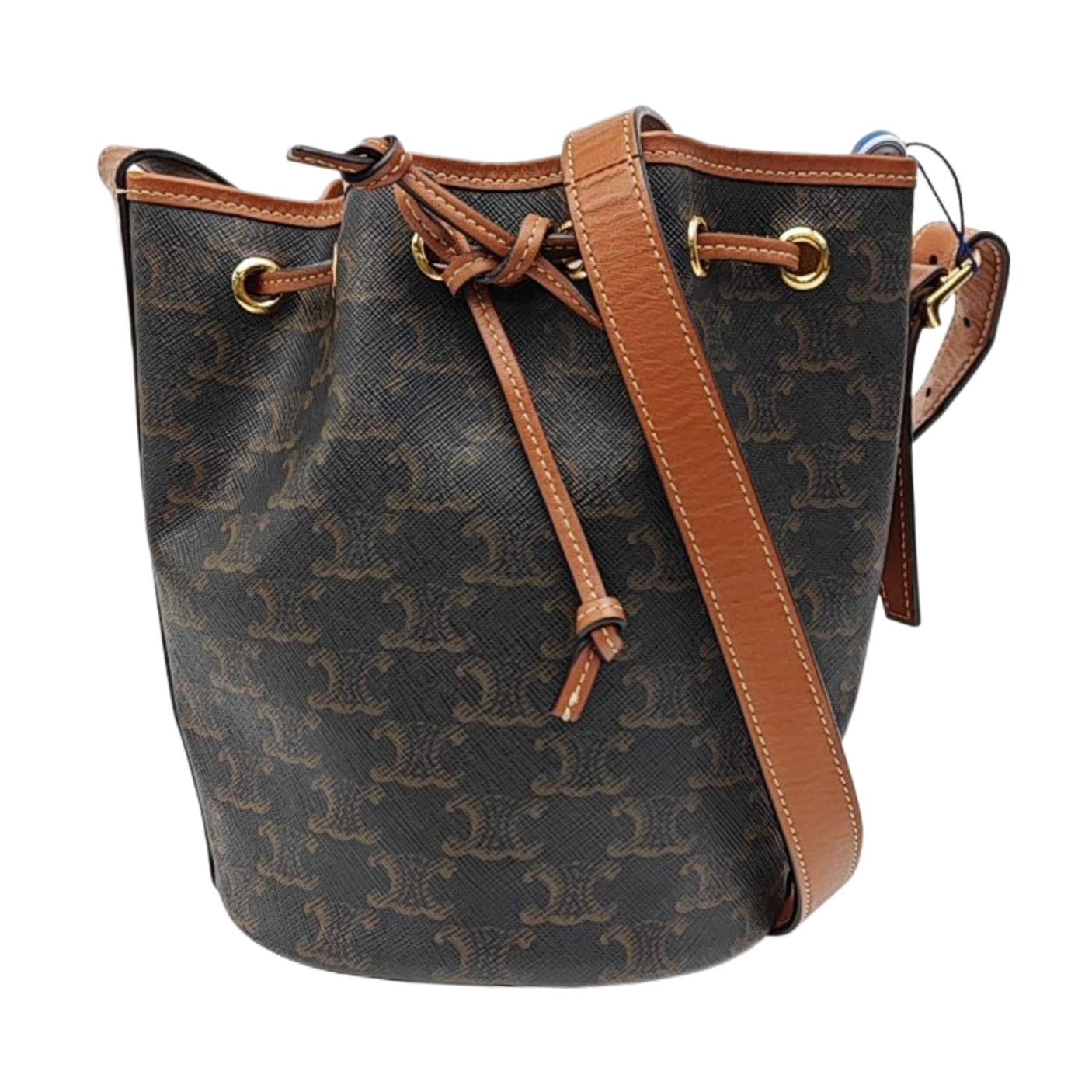 TRIOMPHE CANVAS Small Coated Canvas Brown