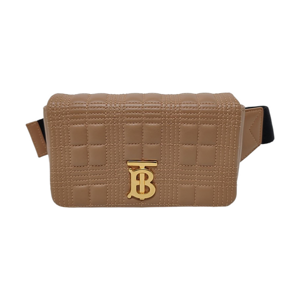 Lola Quilted Lambskin Brown