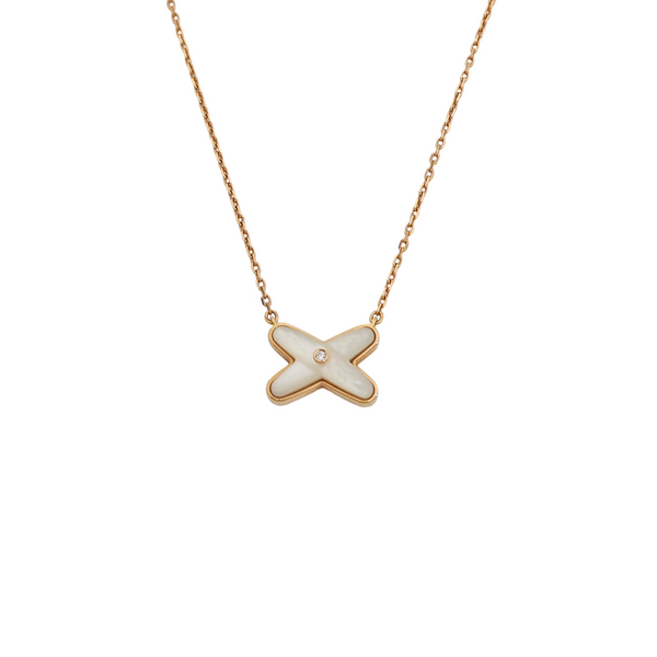 Jeux De Liens 18k Rose Gold Necklace