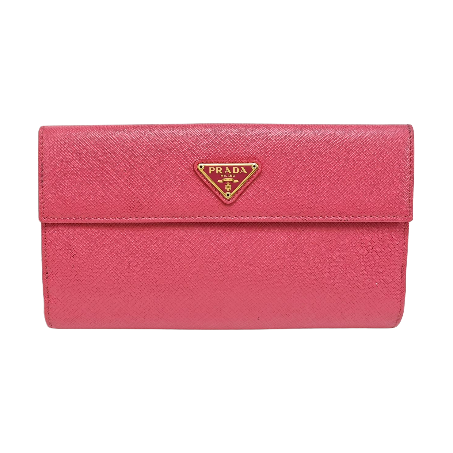 Saffiano Calfskin Wallet Pink