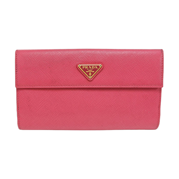 Saffiano Calfskin Wallet Pink