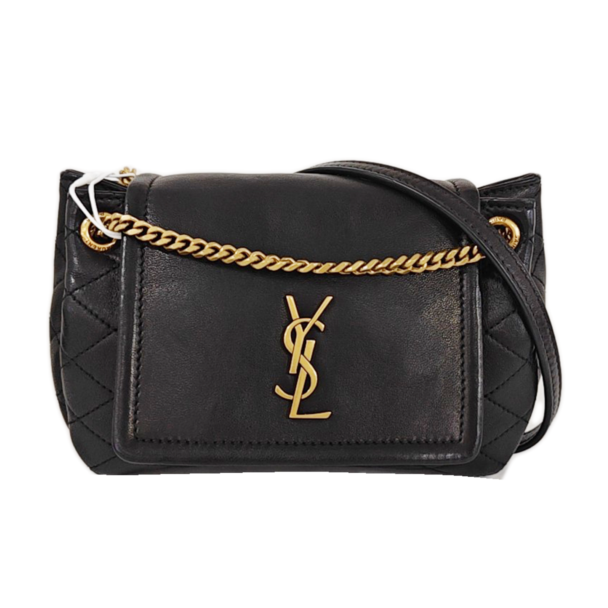 NOLITA Mini Quilted Lambskin Black