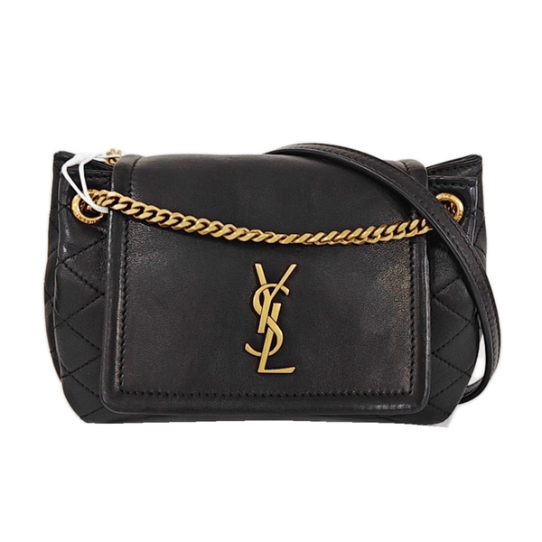 NOLITA Mini Quilted Lambskin Black
