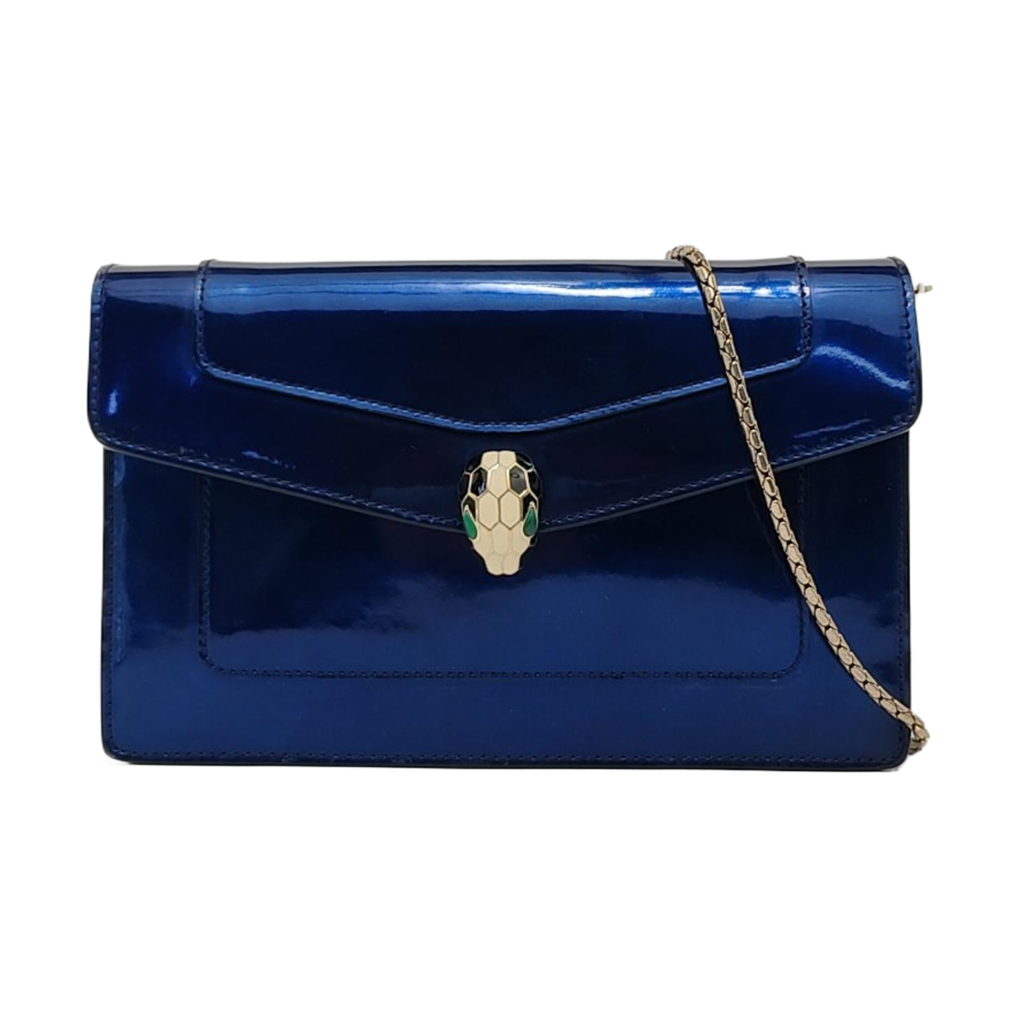 SERPENTI FOREVER Quilted Calfskin Blue