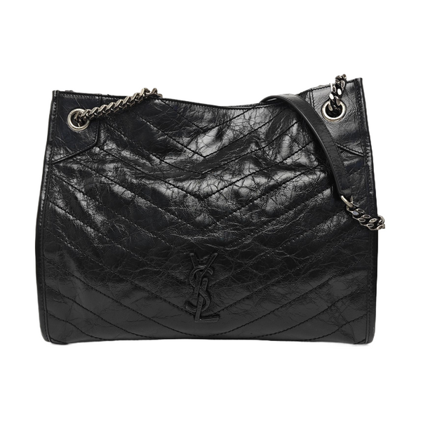 NIKI Medium Quilted Calfskin Black