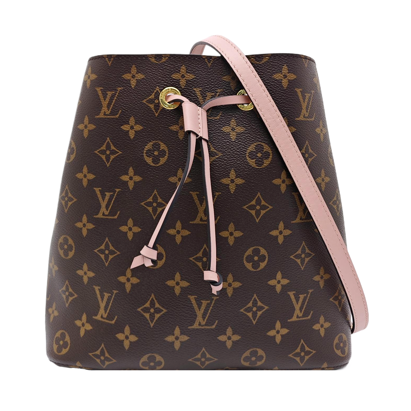 NÉONOÉ MM Monogram Coated Canvas Brown