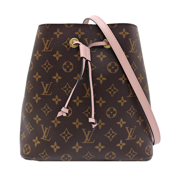 NÉONOÉ MM Monogram Coated Canvas Brown