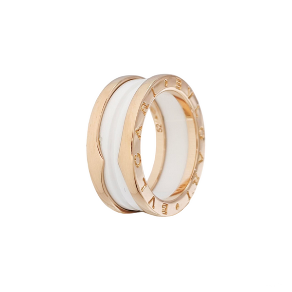 B.ZERO1 18k Rose Gold Ring EU 52