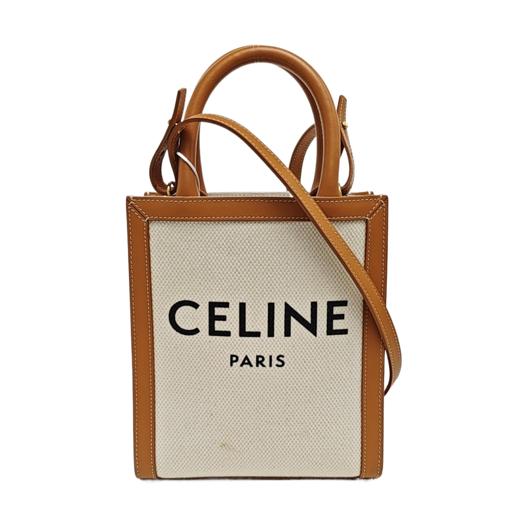 CABAS CELINE Mini Canvas White