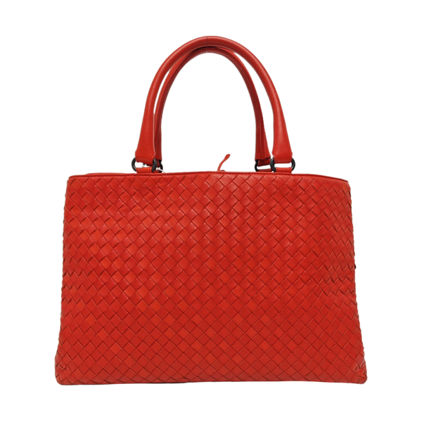 Lambskin Tote Bag Red