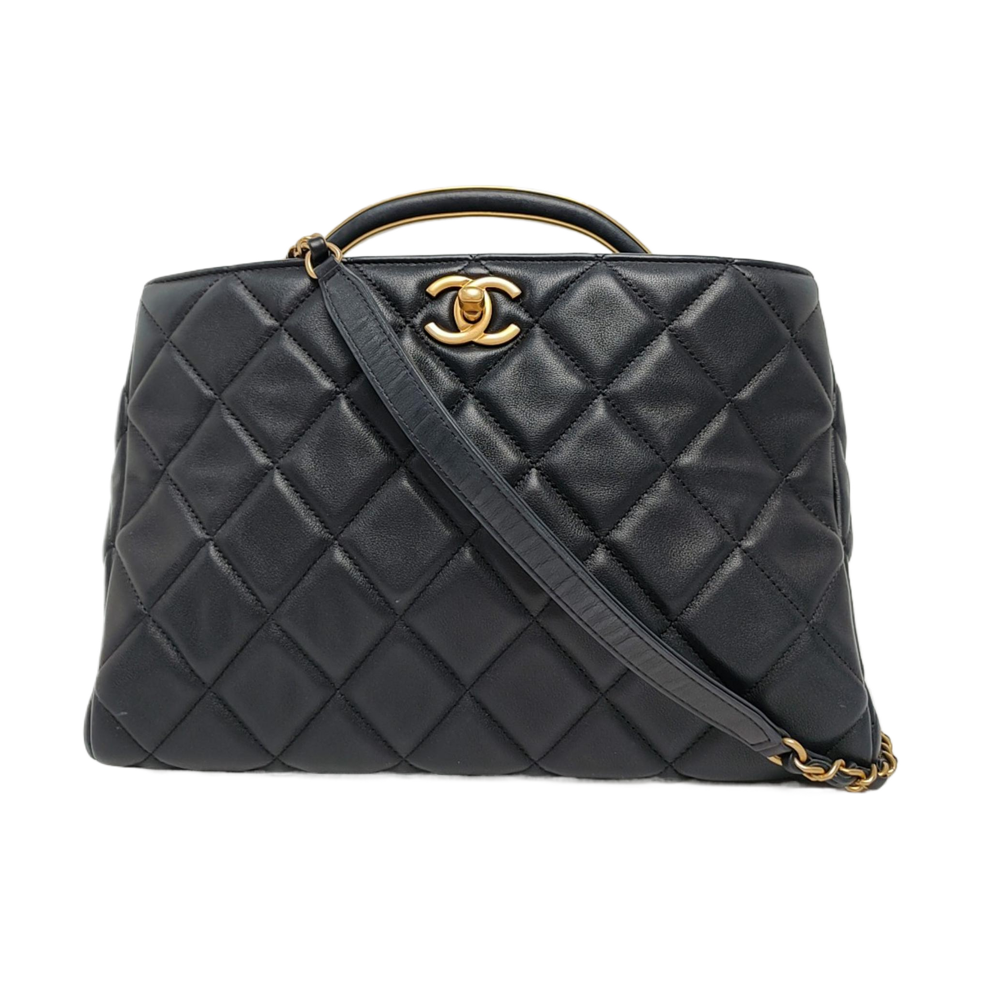 Quilted Calfskin Black