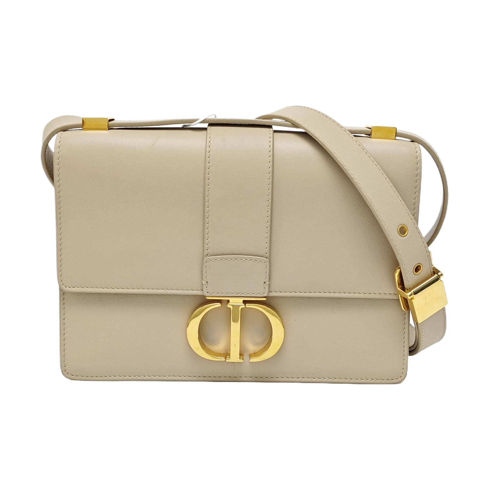 30 Montaigne Small Calfskin Beige