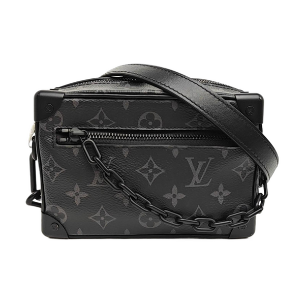 SOFT TRUNK Mini Monogram Coated Canvas Black