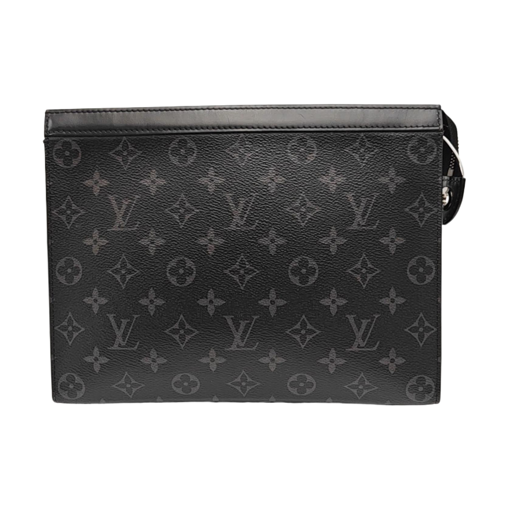 Pochette Voyag MM Monogram Coated Canvas Black