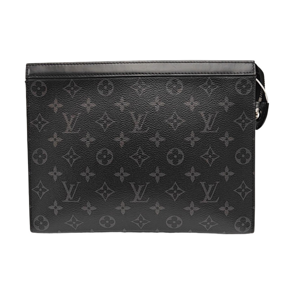 Pochette Voyag MM Monogram Coated Canvas Black