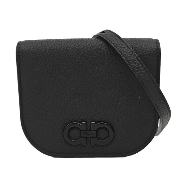 Calfskin Shoulder Bag Mini Black