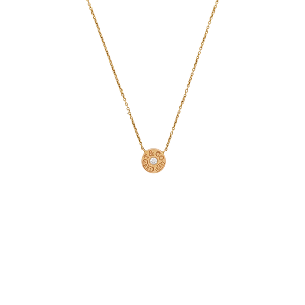Tiffany 1837 18k Rose Gold Necklace