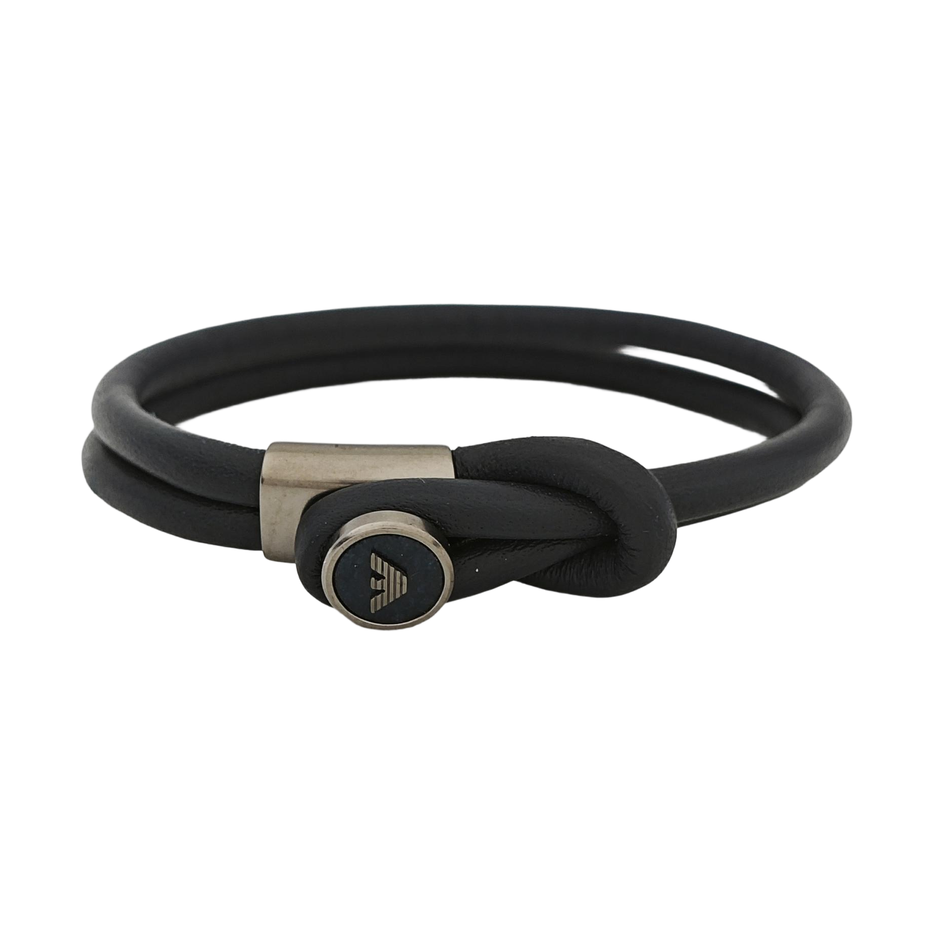 Leather Blue Bangle