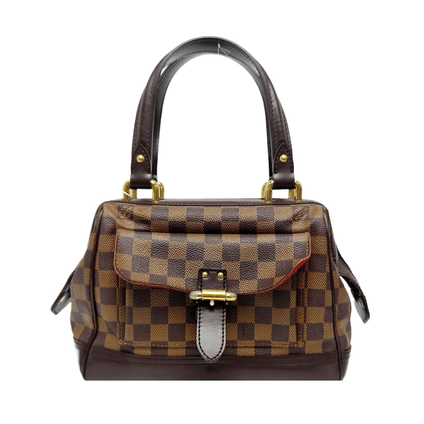 KNIGHTSBRIDGE Damier Ebene Coated Canvas Brown