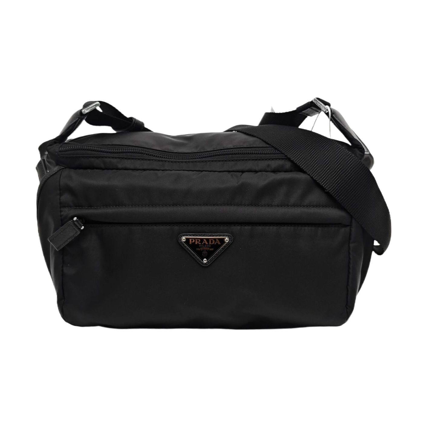 Nylon Shoulder Bag Black