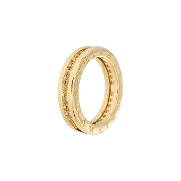 B.ZERO1 Diamond Gold Ring EU 53