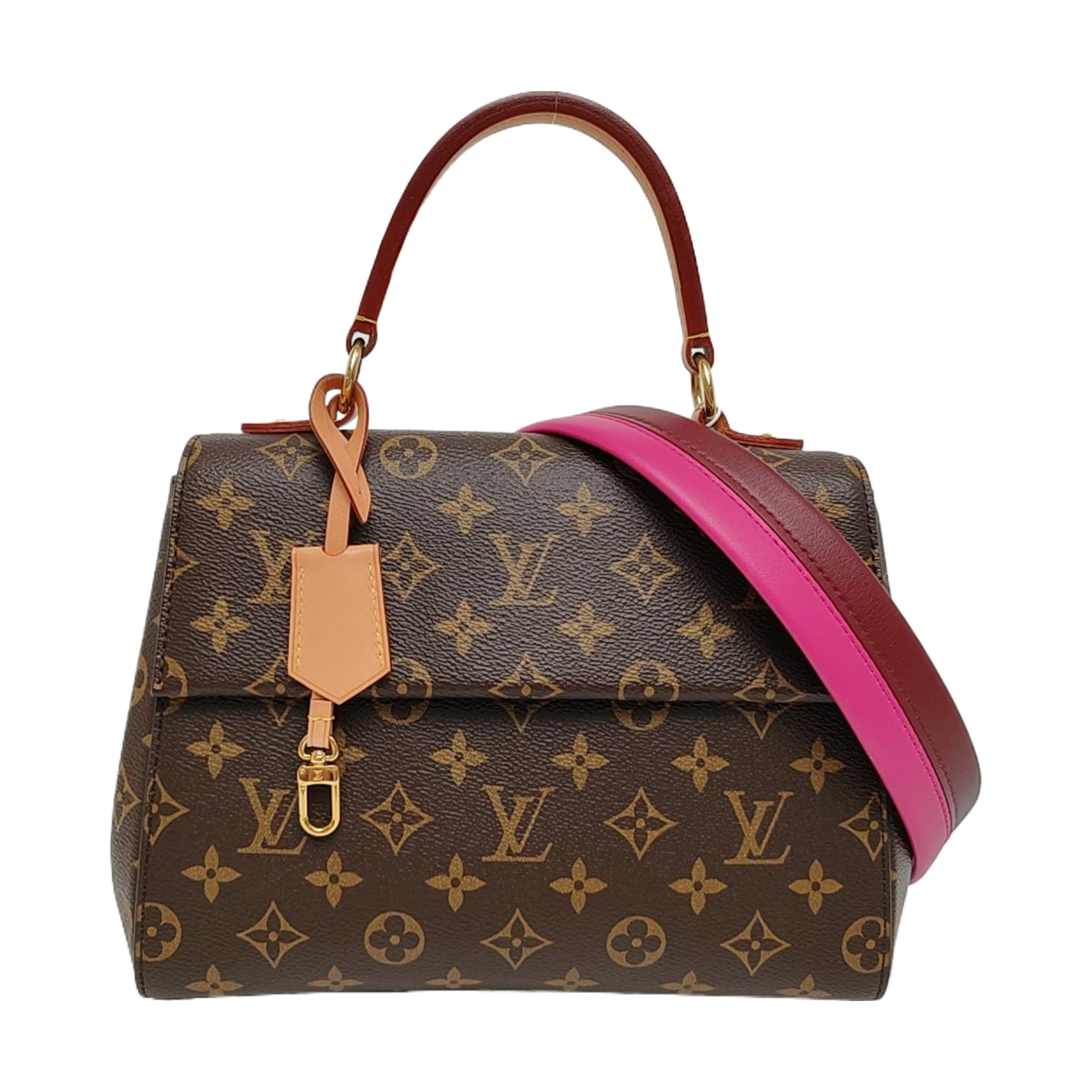 CLUNY Monogram Coated Canvas Brown