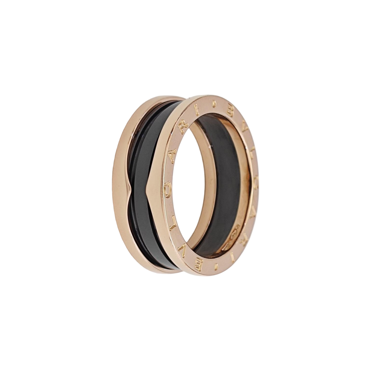 B.ZERO1 18k Rose Gold Ring EU 60