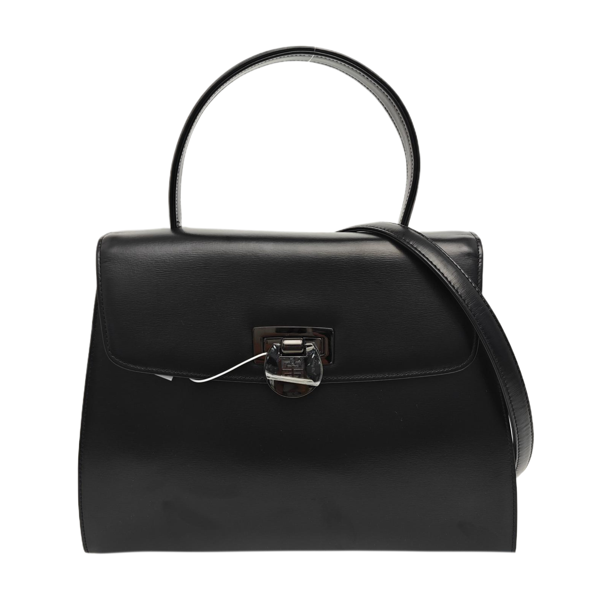 Calfskin Shoulder Bag Black