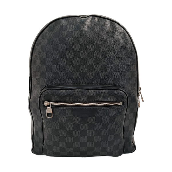 JOSH Damier Graphite Coated Canvas Gray