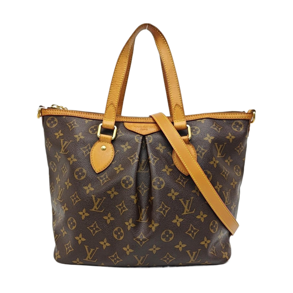 PALERMO PM Monogram Coated Canvas Brown