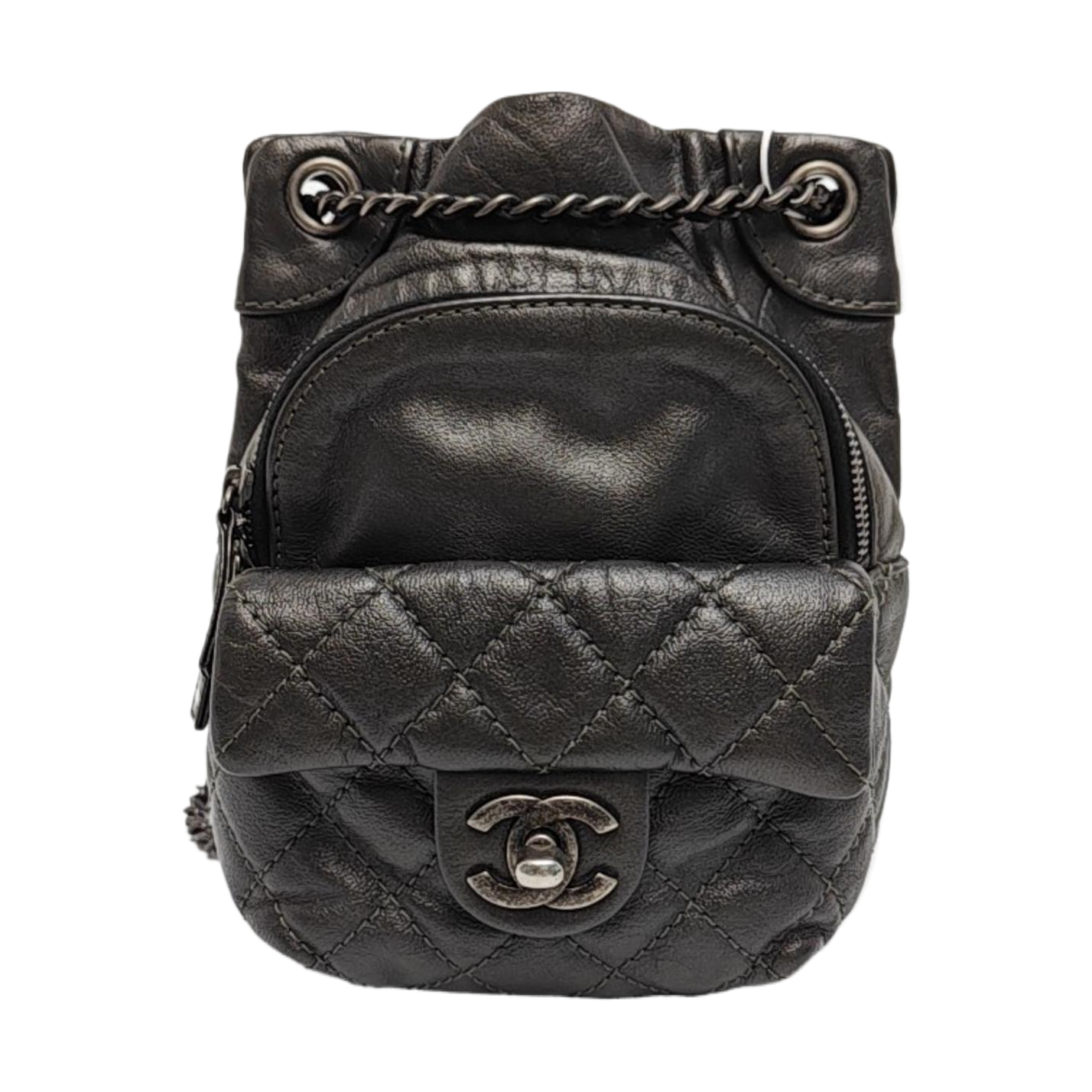 Quilted Calfskin Gray