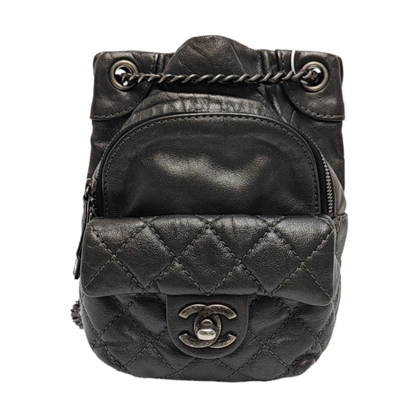 Quilted Calfskin Gray