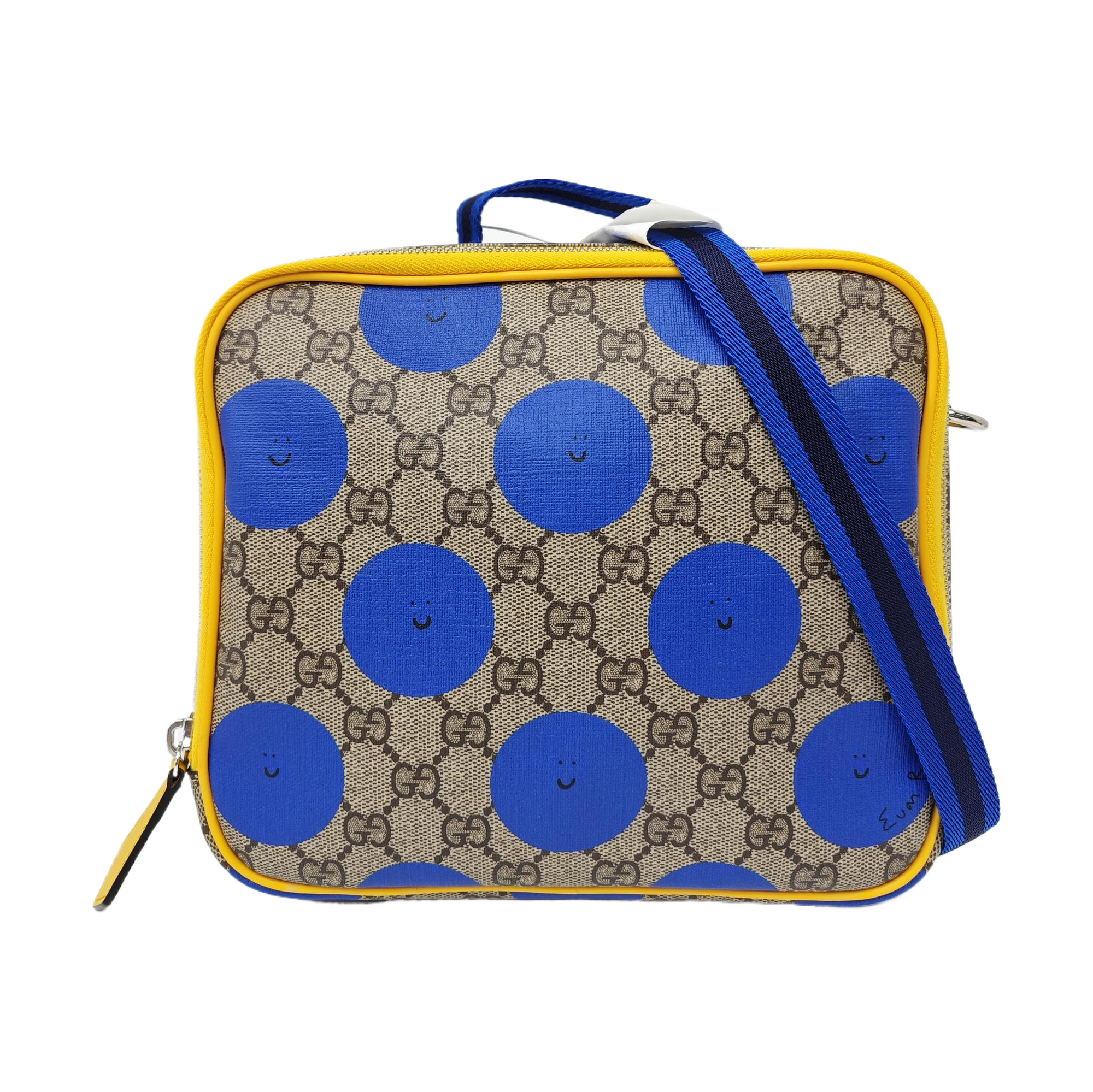 Monogram Coated Canvas Shoulder Bag Beige